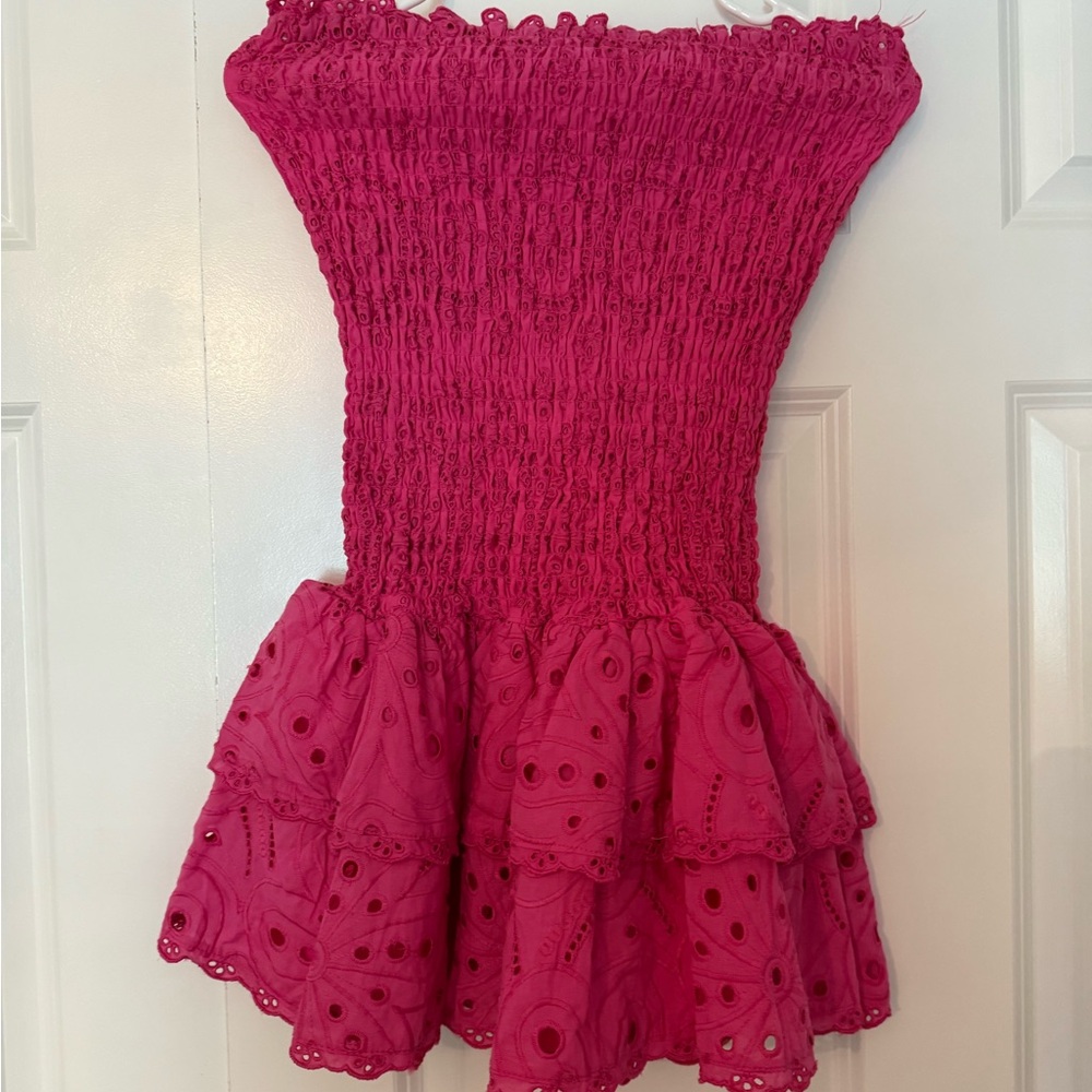 Strapless Pink Dress